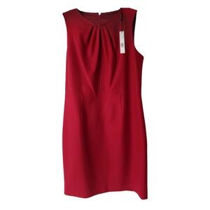 Elie Tahari - Red Sleeveless Jadea Dress (US 16)